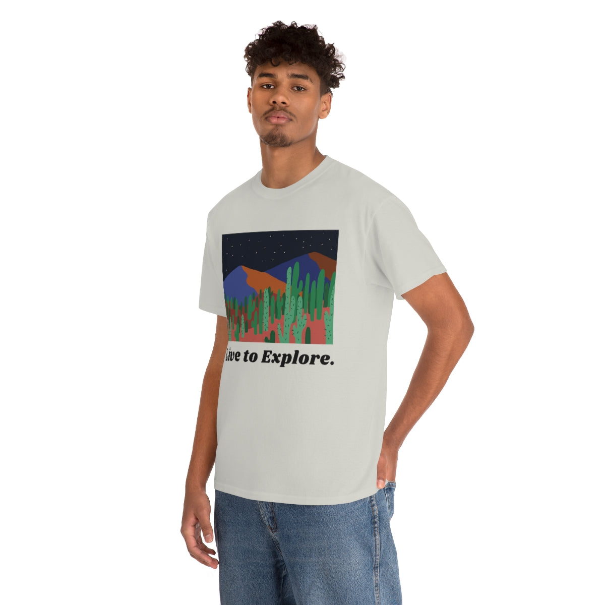 Live to Explore Unisex Heavy Cotton Tee