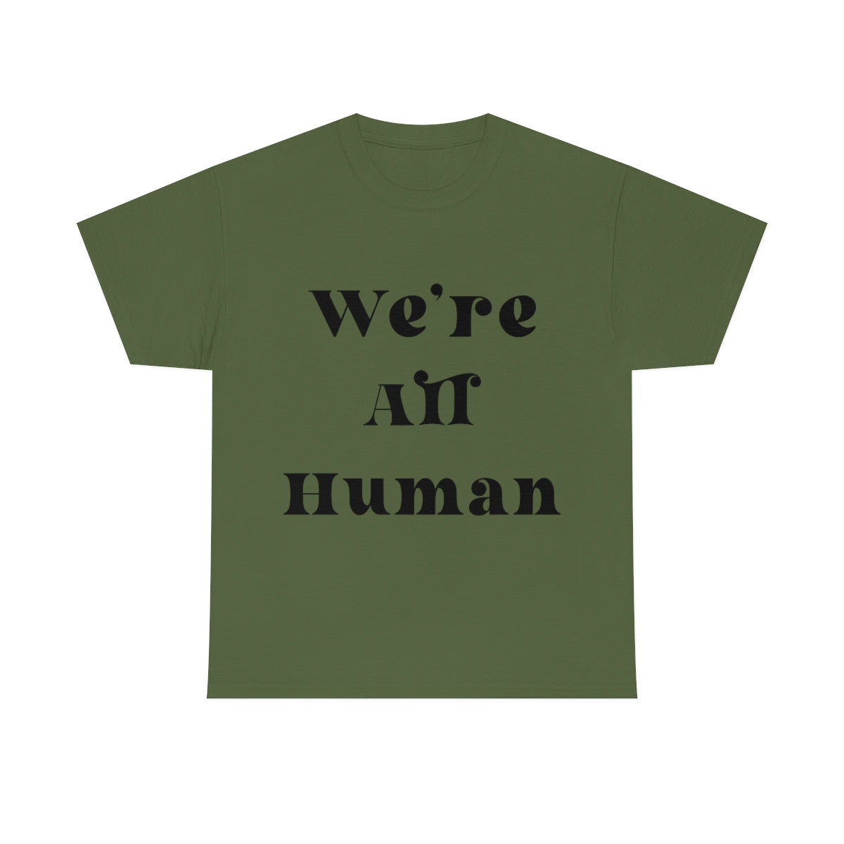 We Are All Human Unisex Heavy Cotton Tee