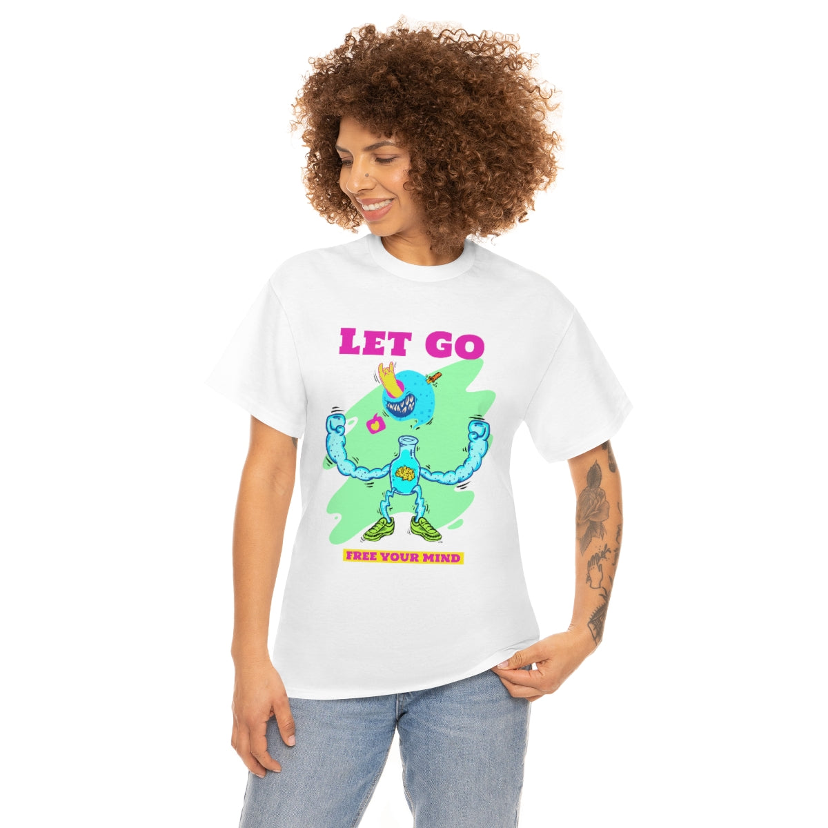 Let Go Be Free Unisex Heavy Cotton Tee