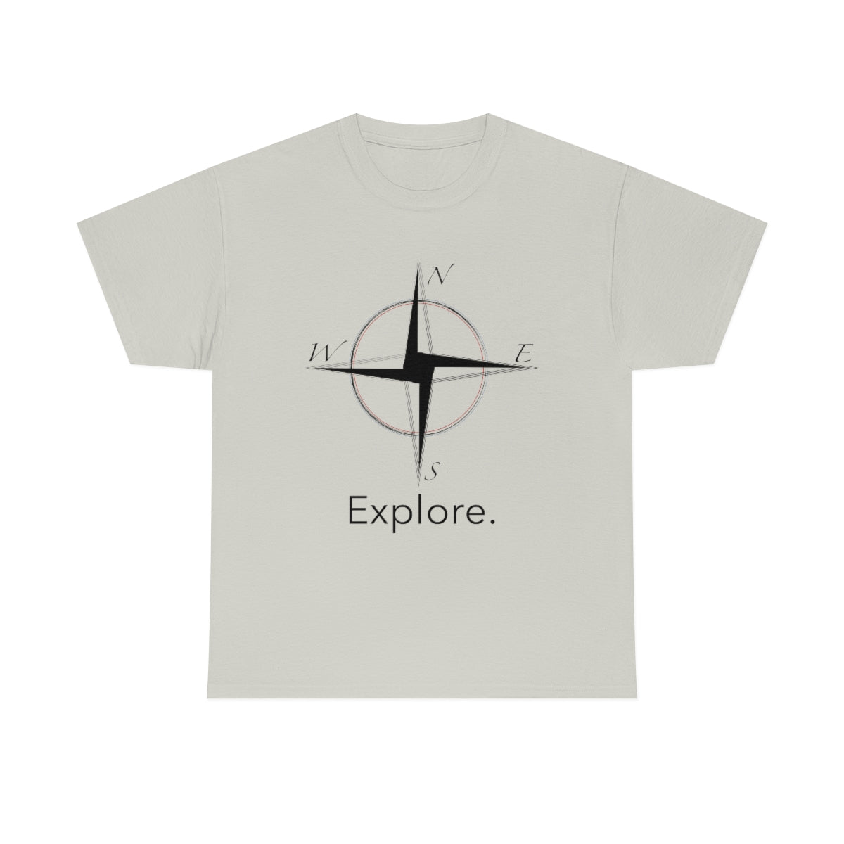 Explore Compass Unisex Heavy Cotton Tee