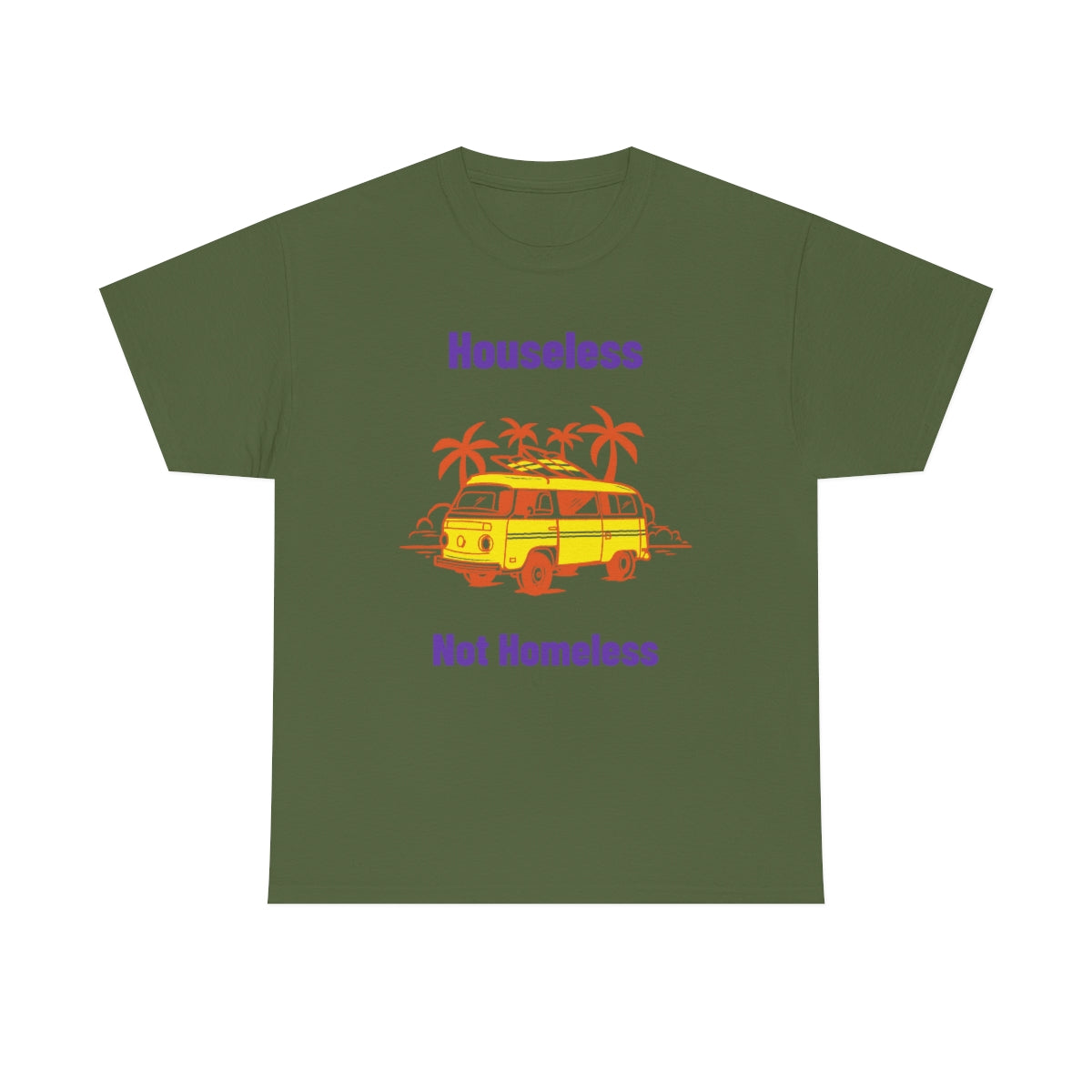 Houseless Not Homeless Unisex Heavy Cotton Tee
