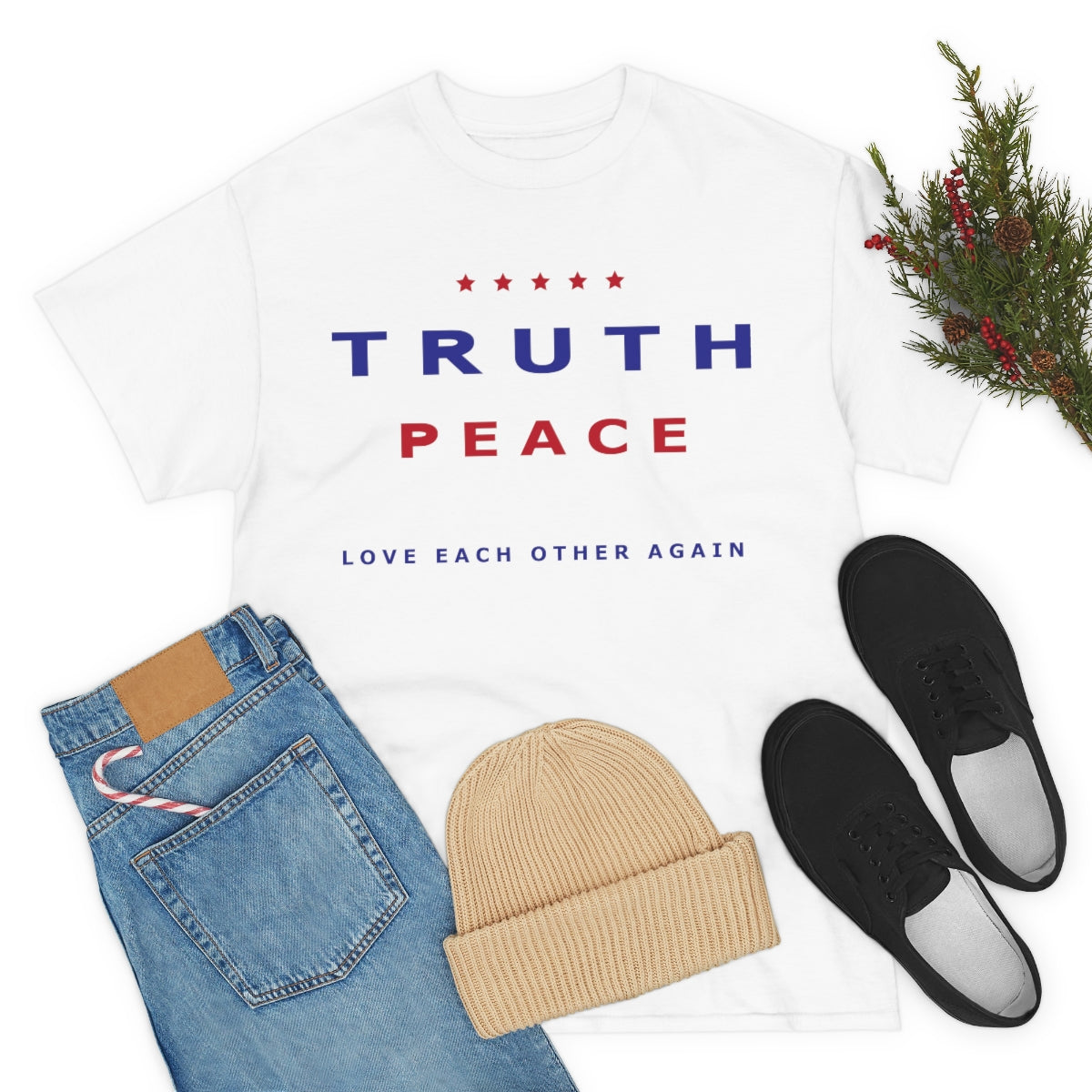 Truth and Peace Unisex Heavy Cotton Tee