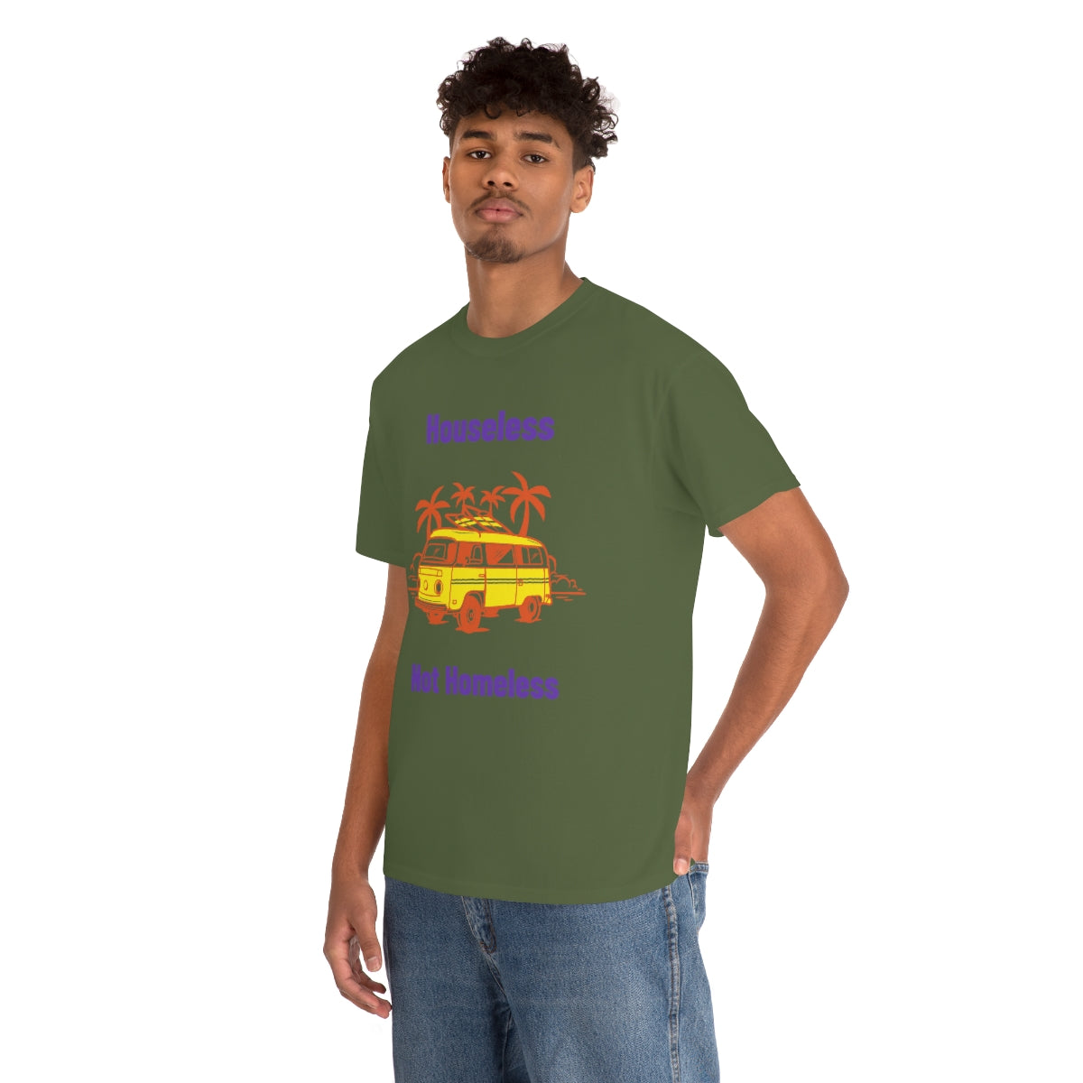 Houseless Not Homeless Unisex Heavy Cotton Tee