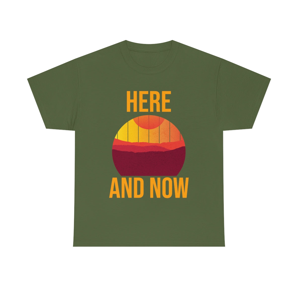 Here And Now Unisex Heavy Cotton Tee