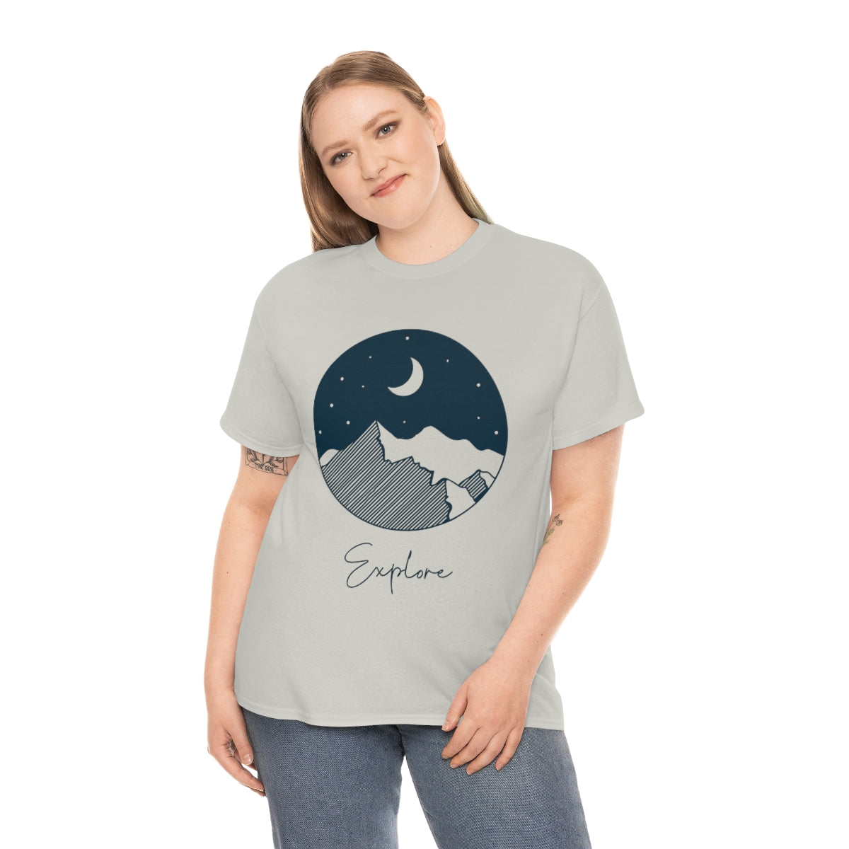 Explore Night Unisex Heavy Cotton Tee