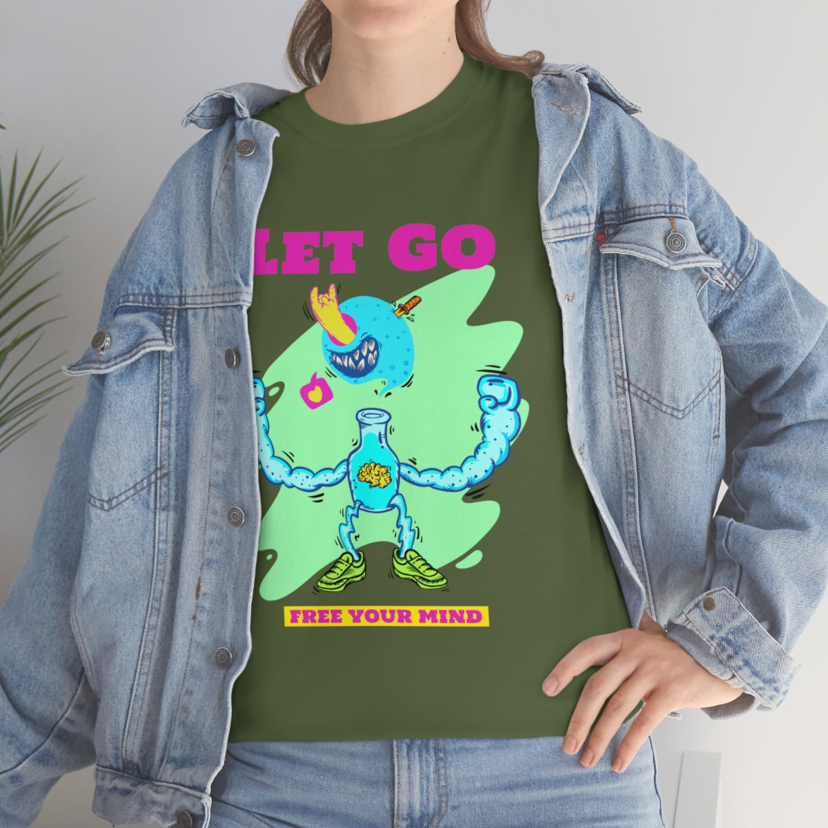 Let Go Be Free Unisex Heavy Cotton Tee