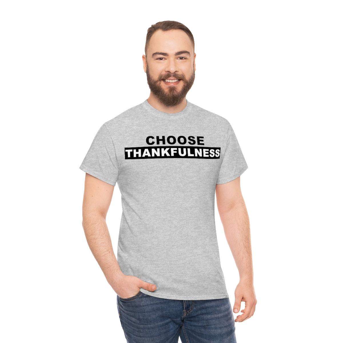 Choose Thankfulness Unisex Heavy Cotton Tee