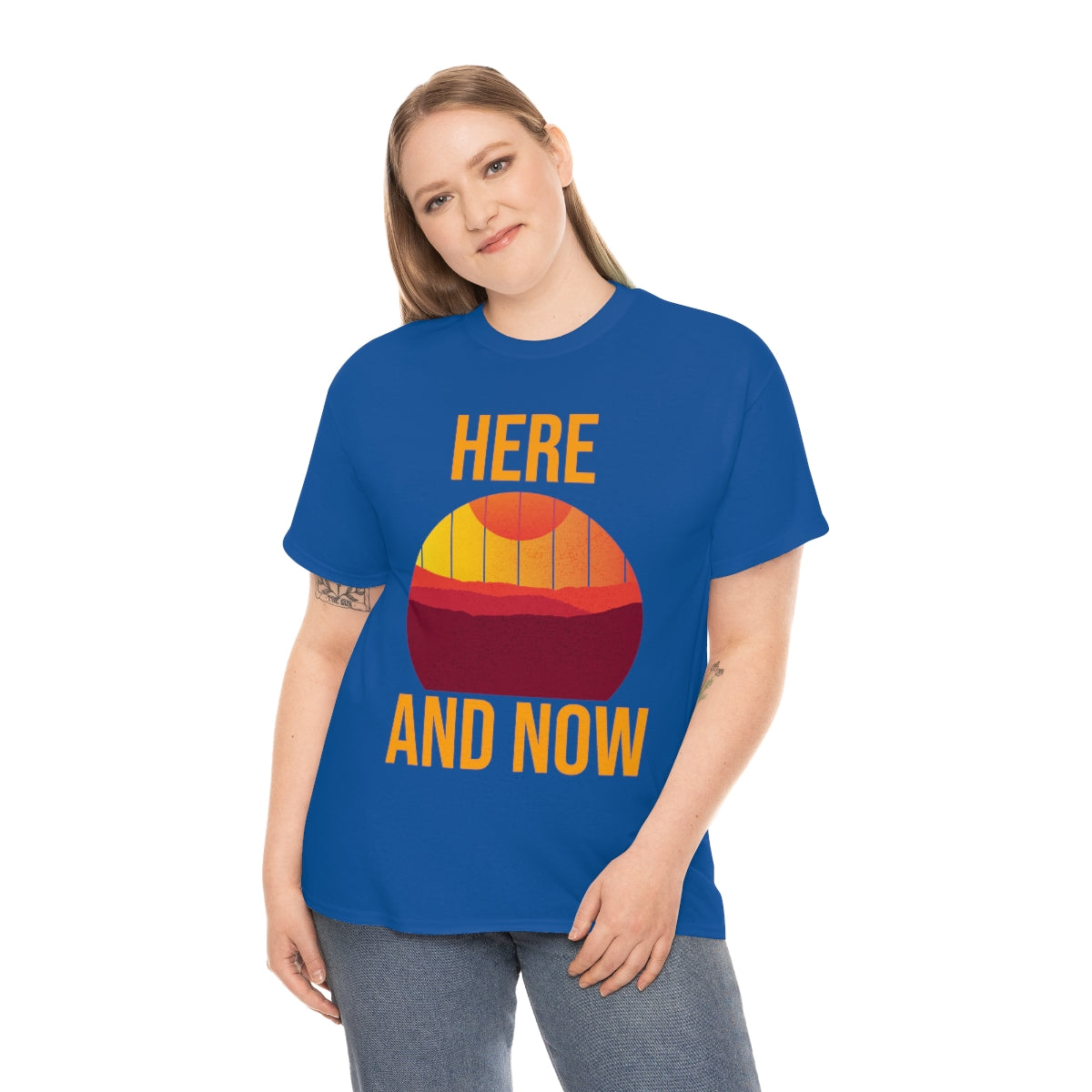 Here And Now Unisex Heavy Cotton Tee