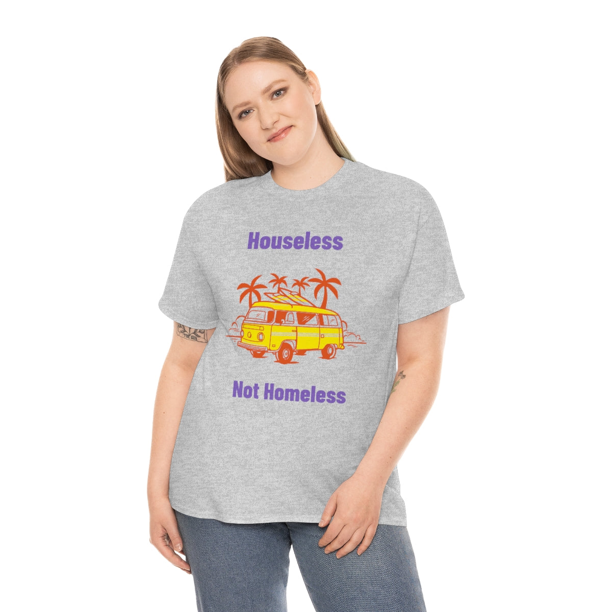 Houseless Not Homeless Unisex Heavy Cotton Tee