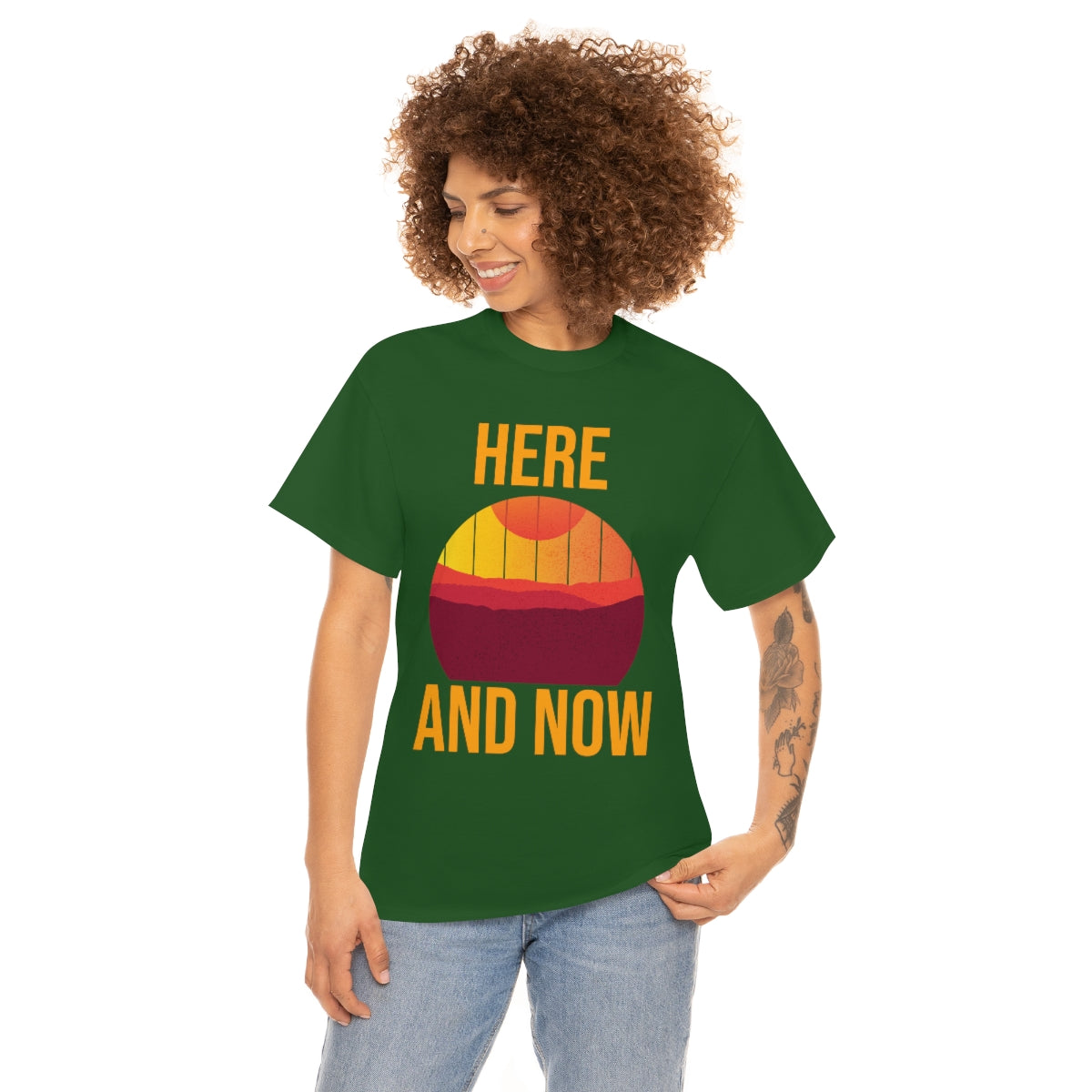 Here And Now Unisex Heavy Cotton Tee