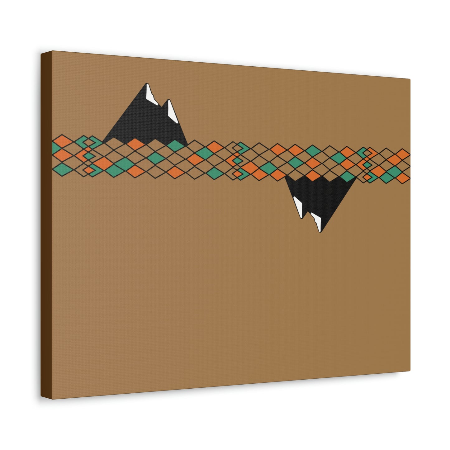 Desert Mountain Satin Canvas, Stretched