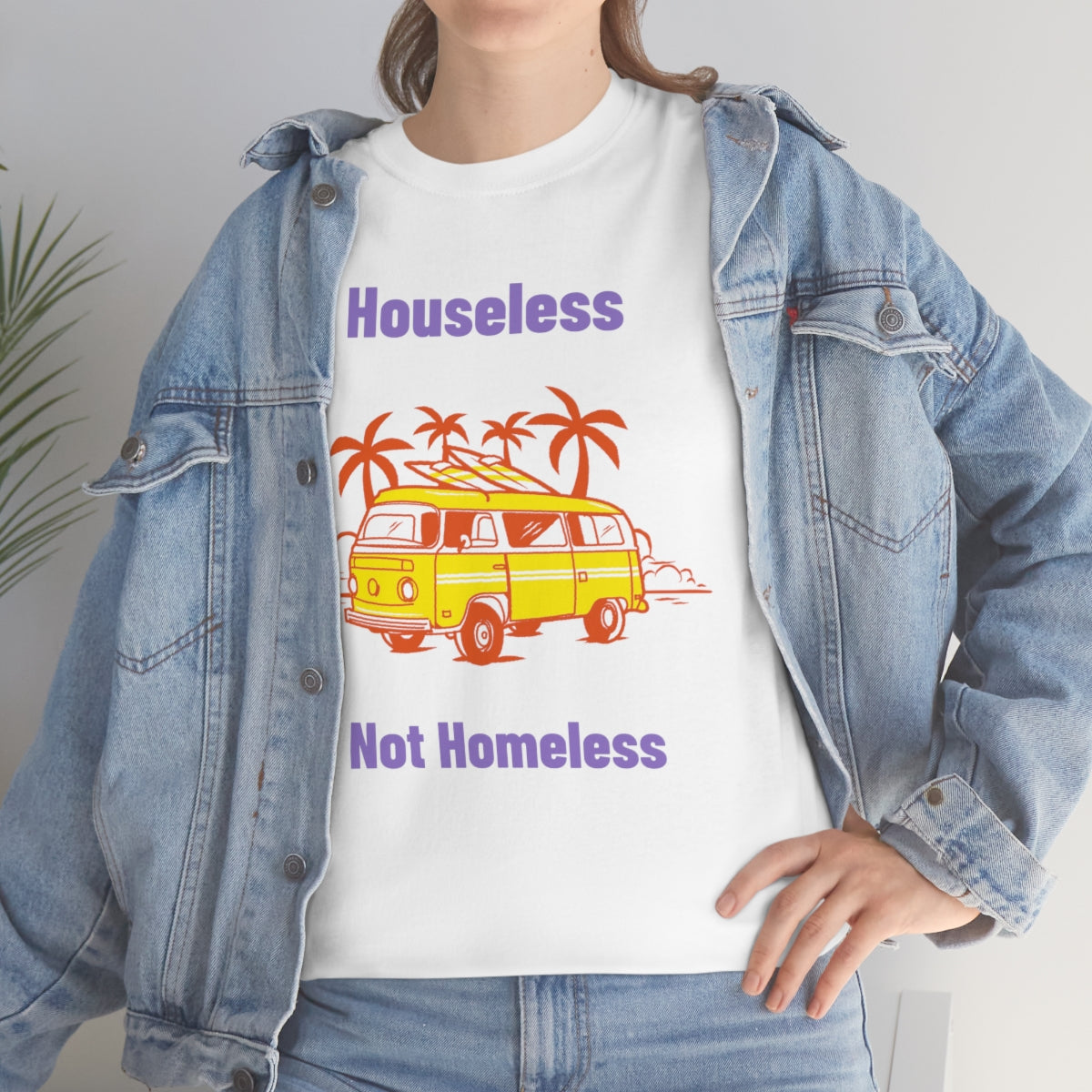 Houseless Not Homeless Unisex Heavy Cotton Tee