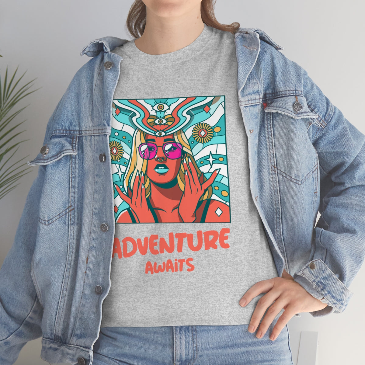 Adventure Awaits Unisex Heavy Cotton Tee