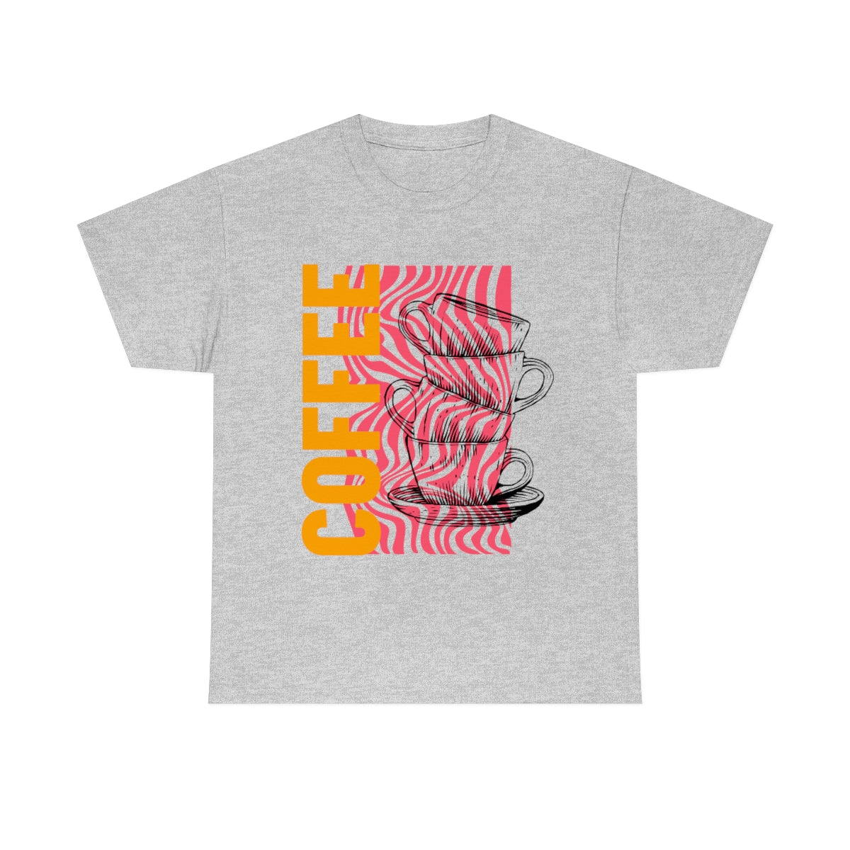 Trippy Coffee Unisex Heavy Cotton Tee