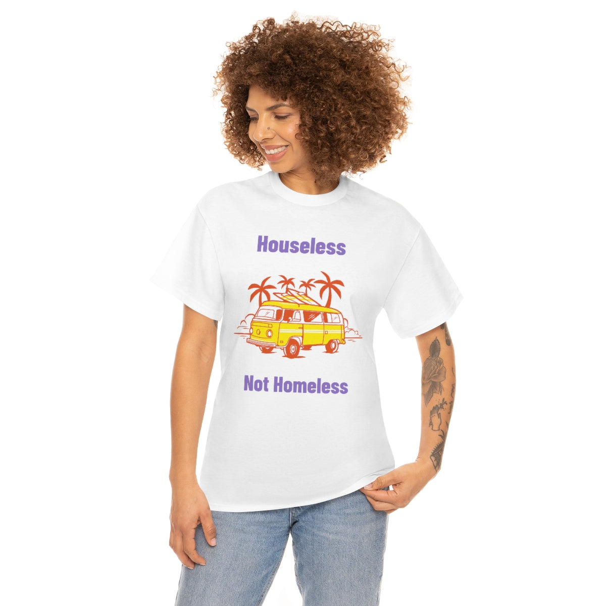 Houseless Not Homeless Unisex Heavy Cotton Tee