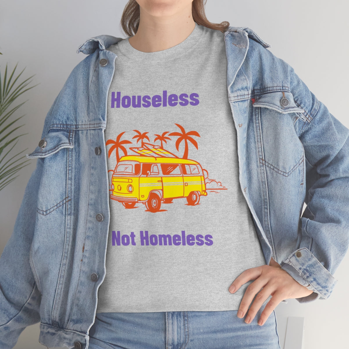 Houseless Not Homeless Unisex Heavy Cotton Tee