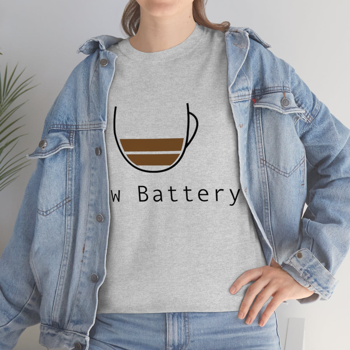 Low Battery Coffee Mug Unisex Heavy Cotton Tee