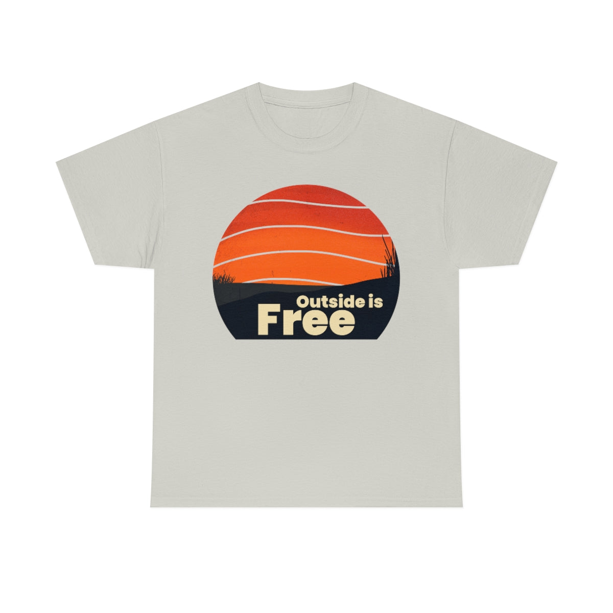 Outside is Free Unisex Heavy Cotton Tee