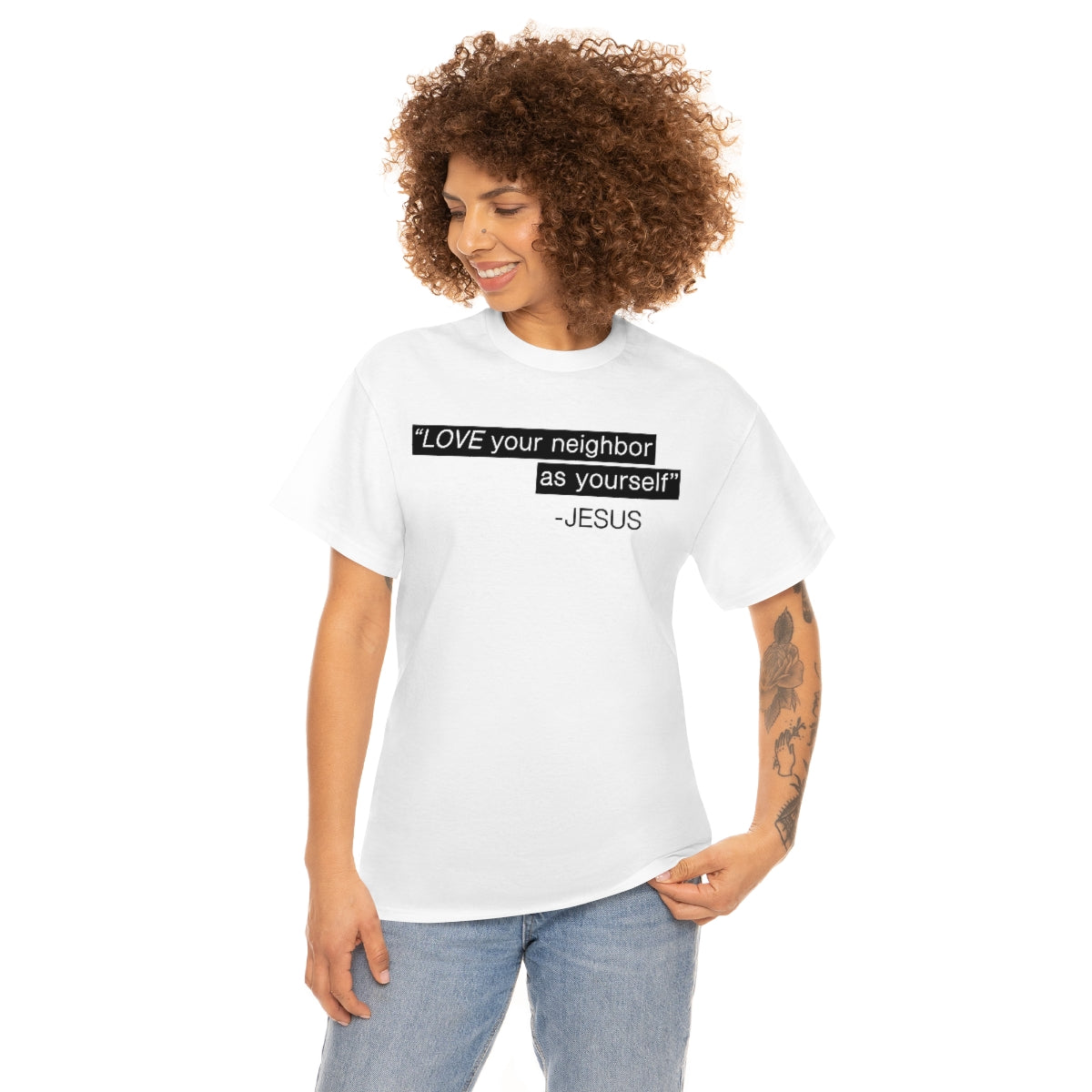 Love Your Neighbor Unisex Heavy Cotton Tee