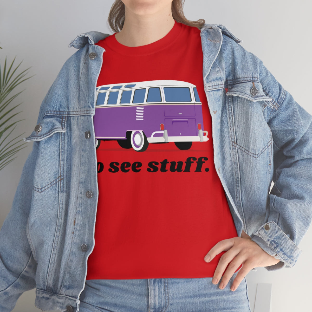Go See Stuff Van Unisex Heavy Cotton Tee