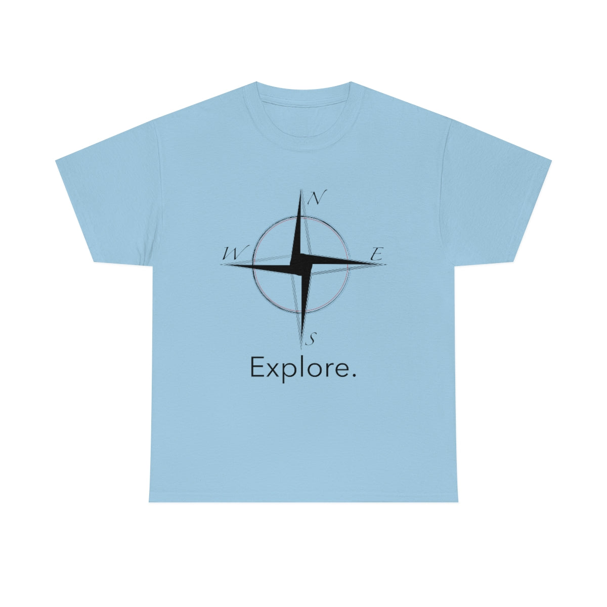 Explore Compass Unisex Heavy Cotton Tee