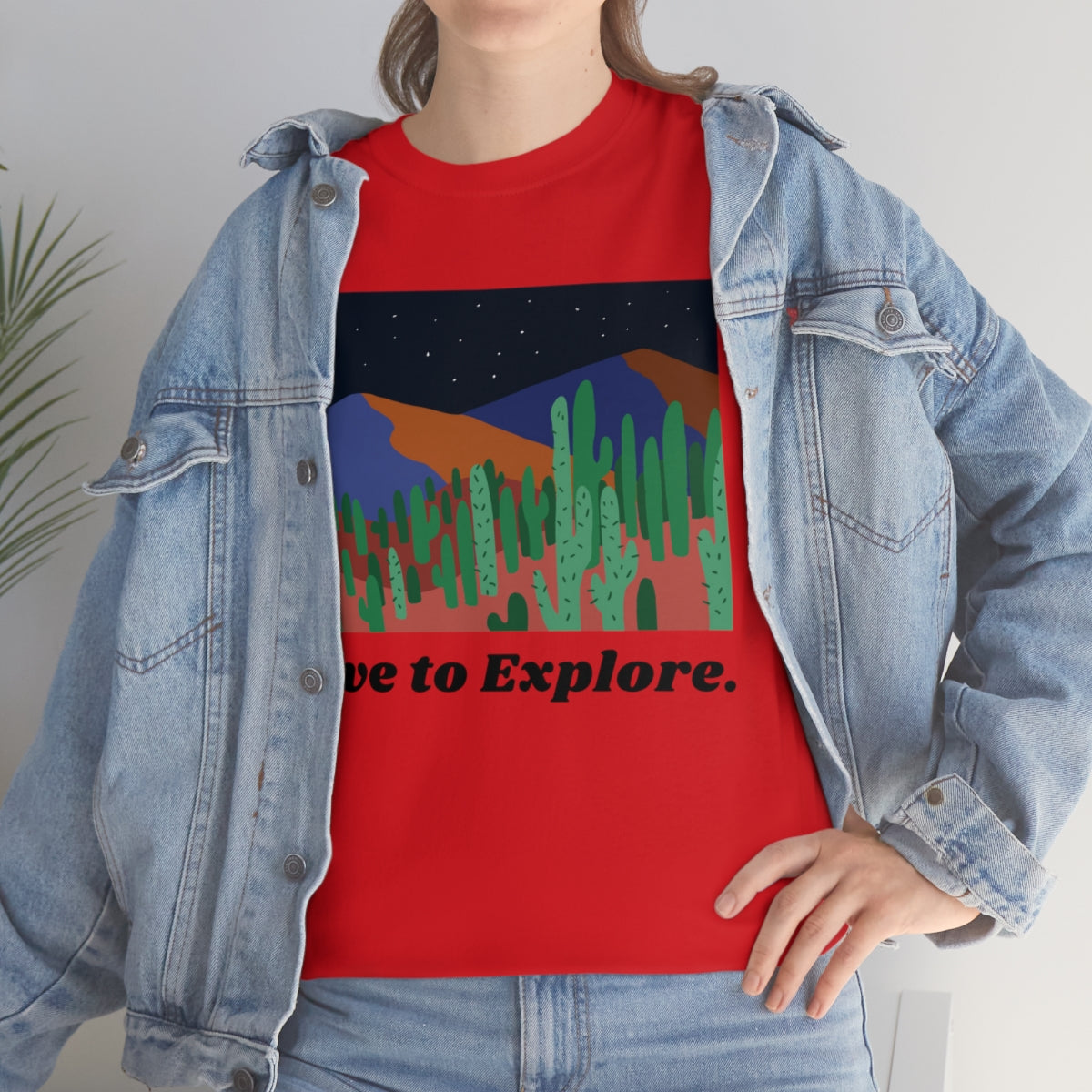 Live to Explore Unisex Heavy Cotton Tee