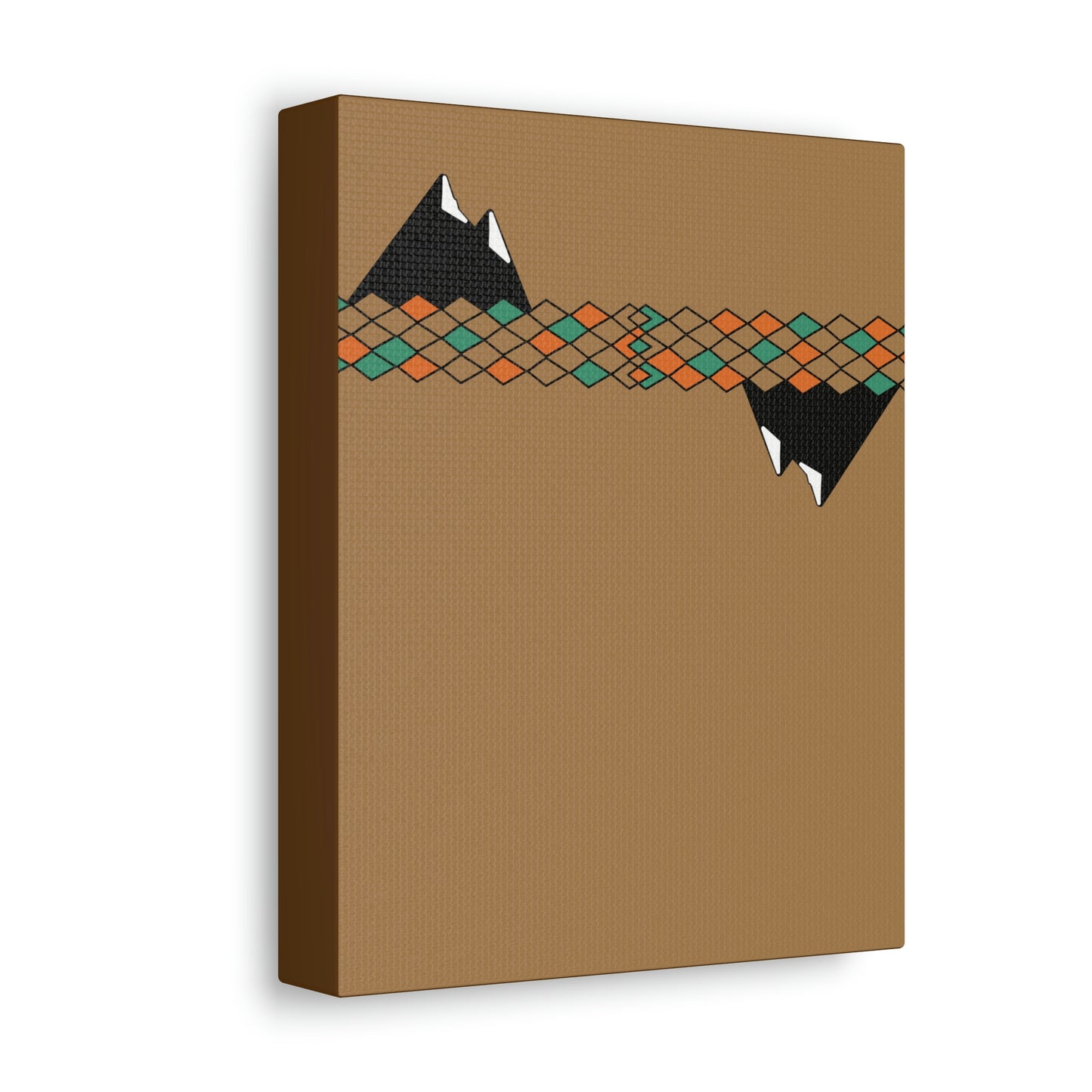 Desert Mountain Satin Canvas, Stretched