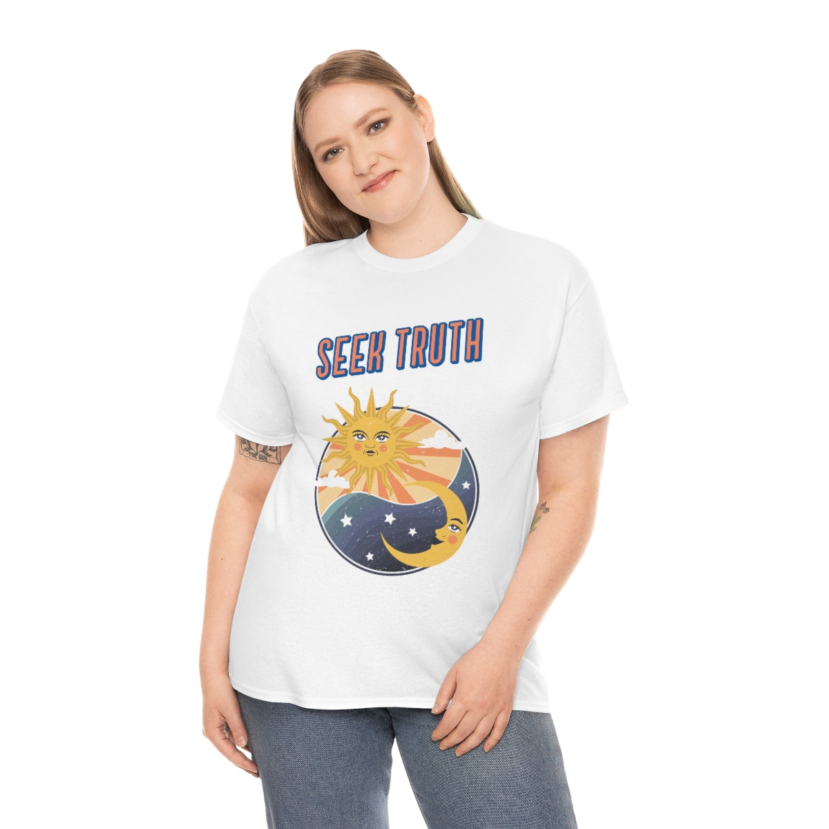 Seek Truth Unisex Heavy Cotton Tee