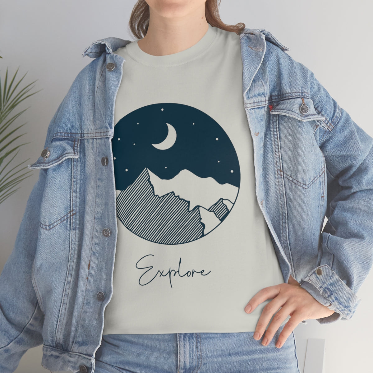 Explore Night Unisex Heavy Cotton Tee