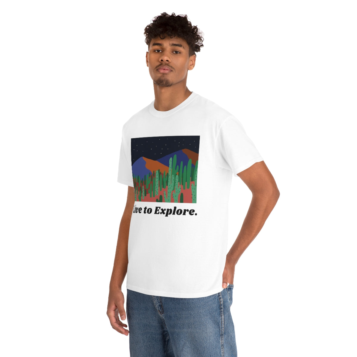 Live to Explore Unisex Heavy Cotton Tee