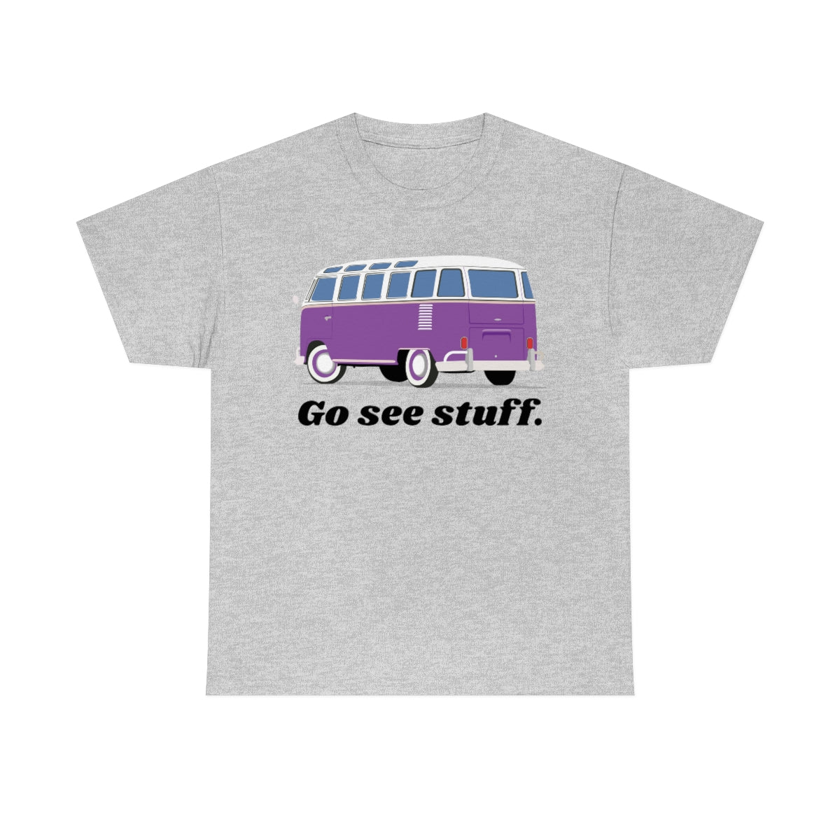 Go See Stuff Van Unisex Heavy Cotton Tee