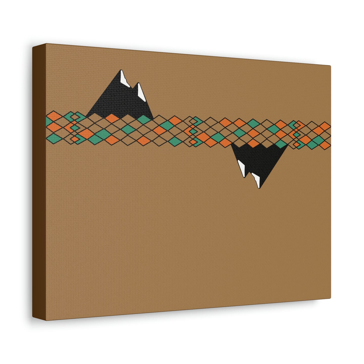 Desert Mountain Satin Canvas, Stretched