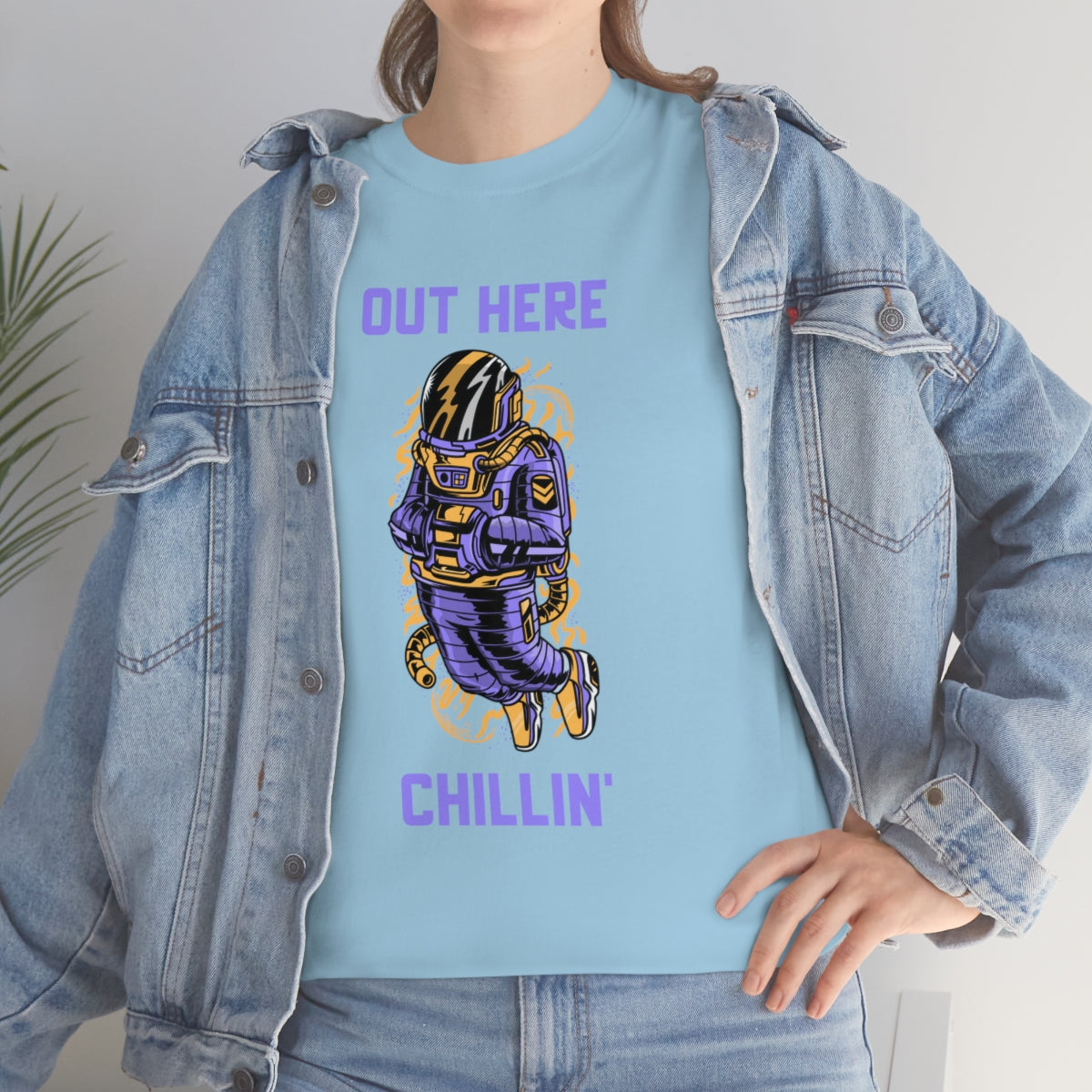 Chill Space Astronaut Unisex Heavy Cotton Tee