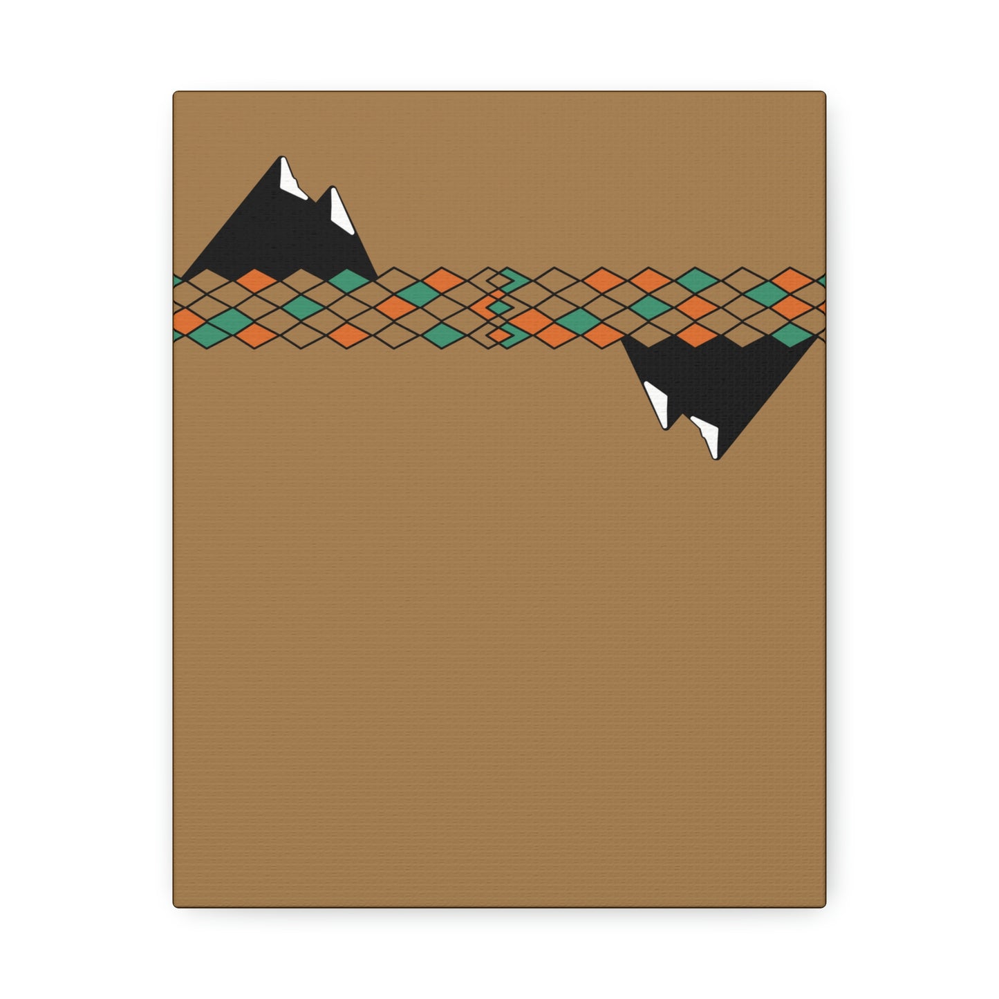 Desert Mountain Satin Canvas, Stretched