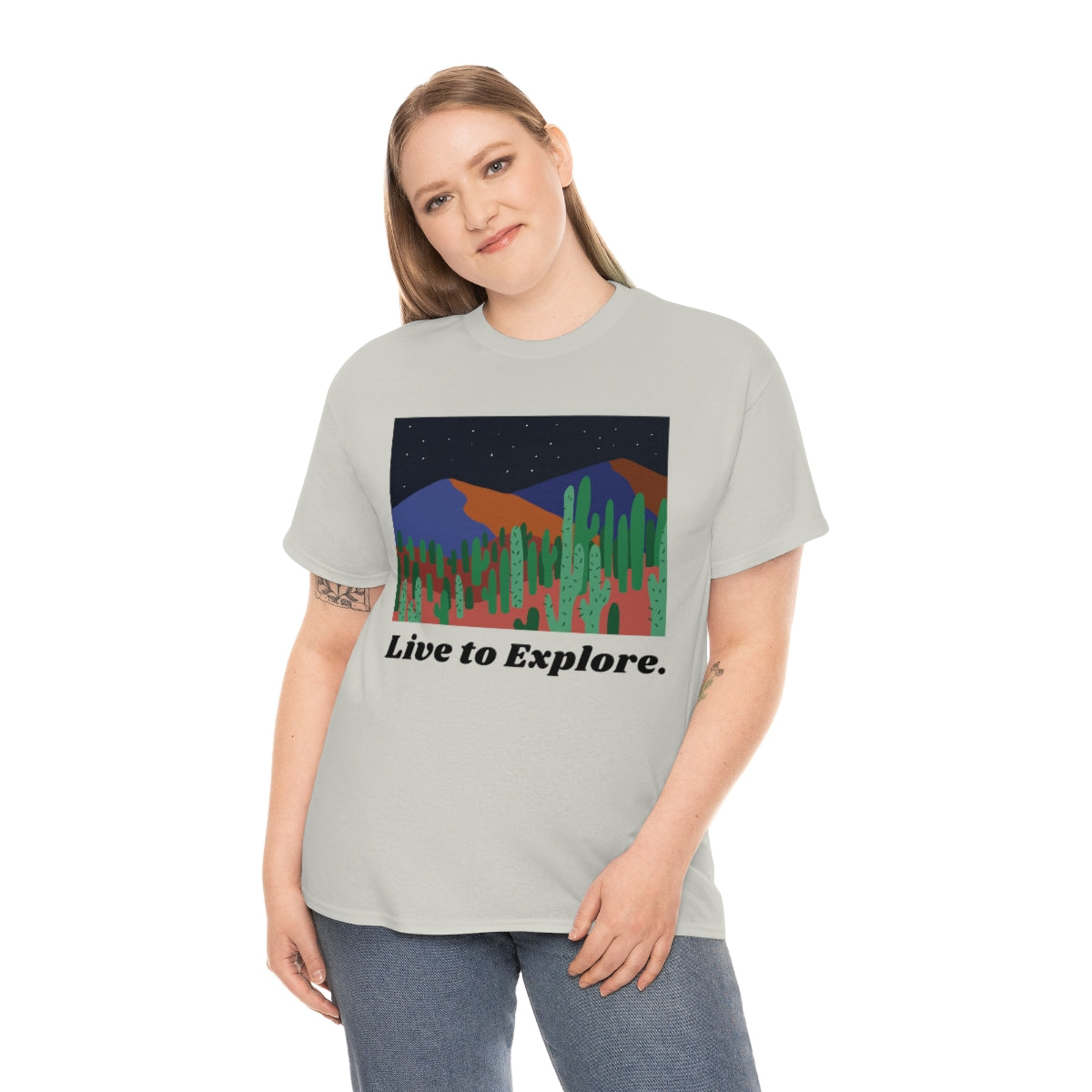 Live to Explore Unisex Heavy Cotton Tee
