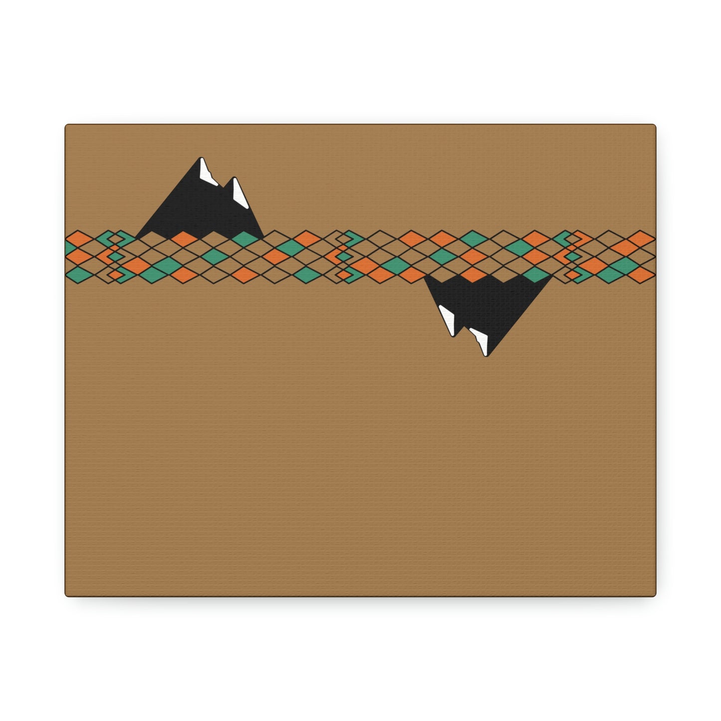 Desert Mountain Satin Canvas, Stretched