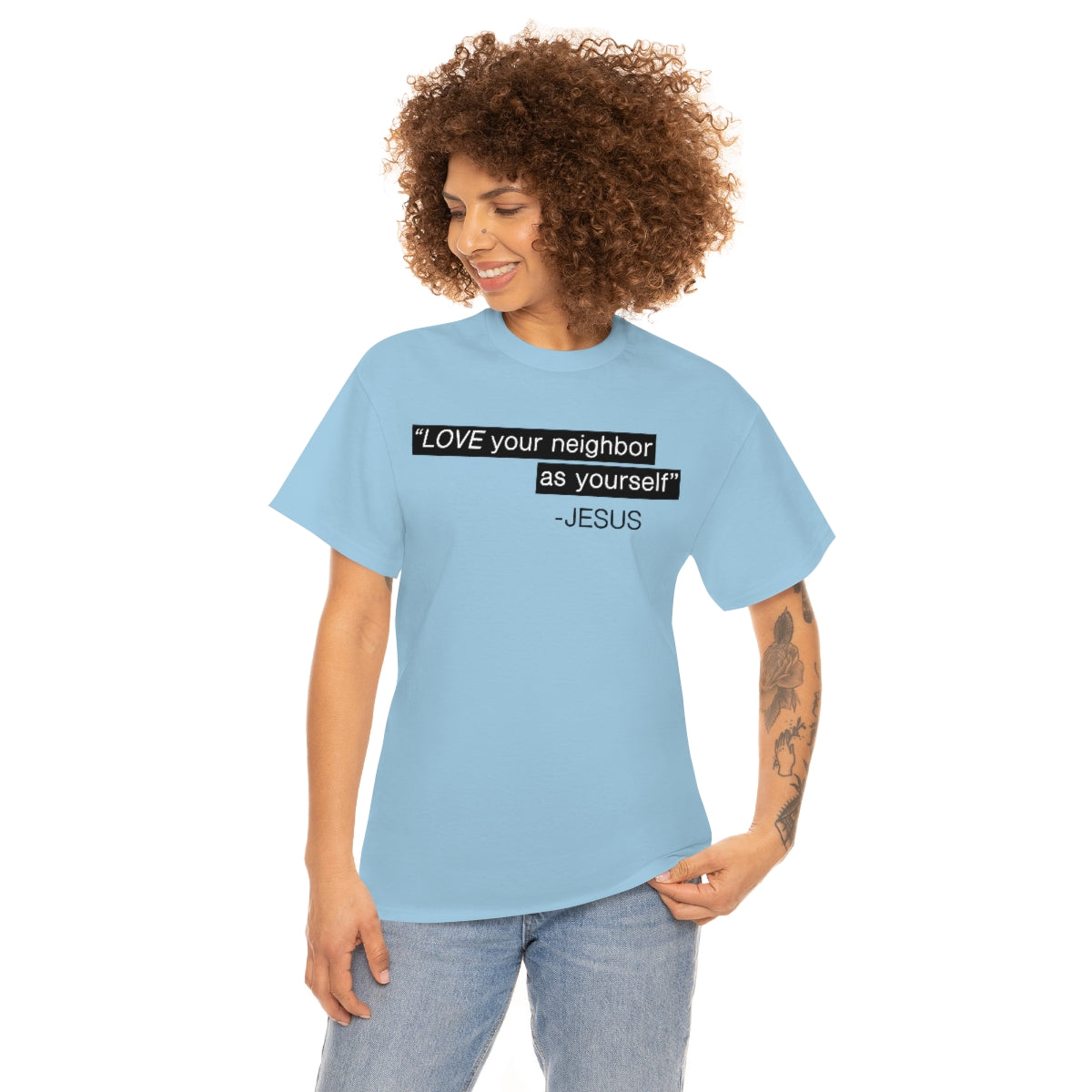 Love Your Neighbor Unisex Heavy Cotton Tee