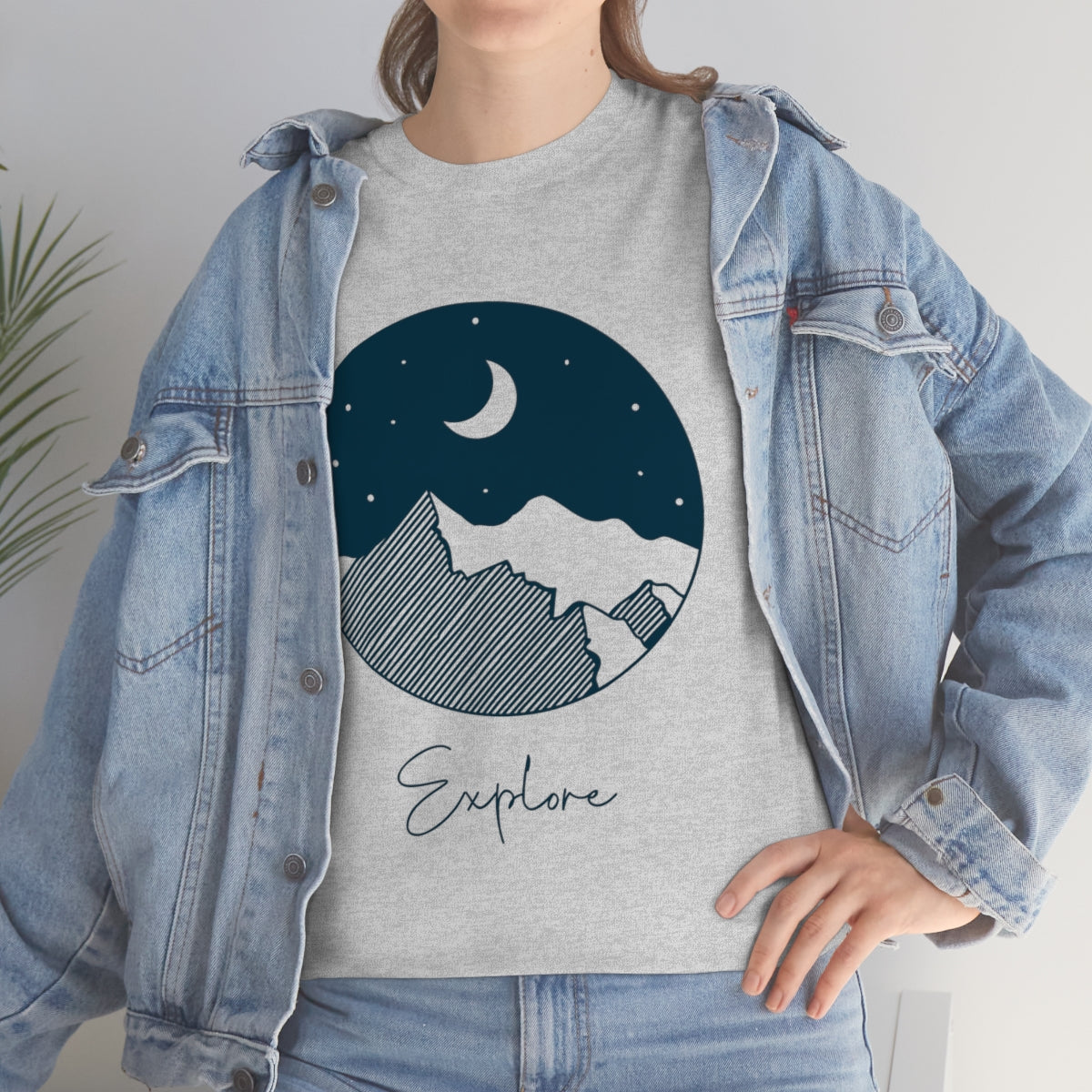 Explore Night Unisex Heavy Cotton Tee