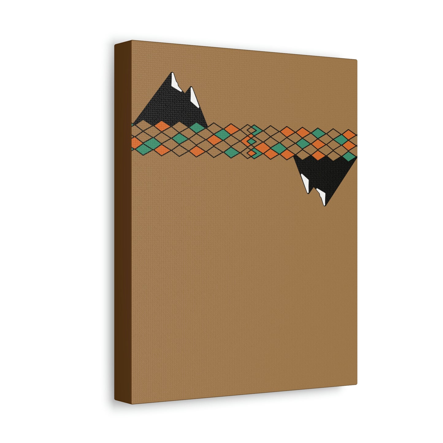 Desert Mountain Satin Canvas, Stretched