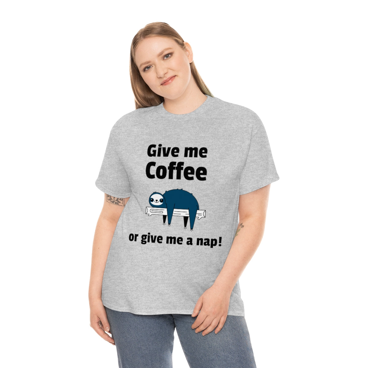 Coffee or a Nap Unisex Heavy Cotton Tee