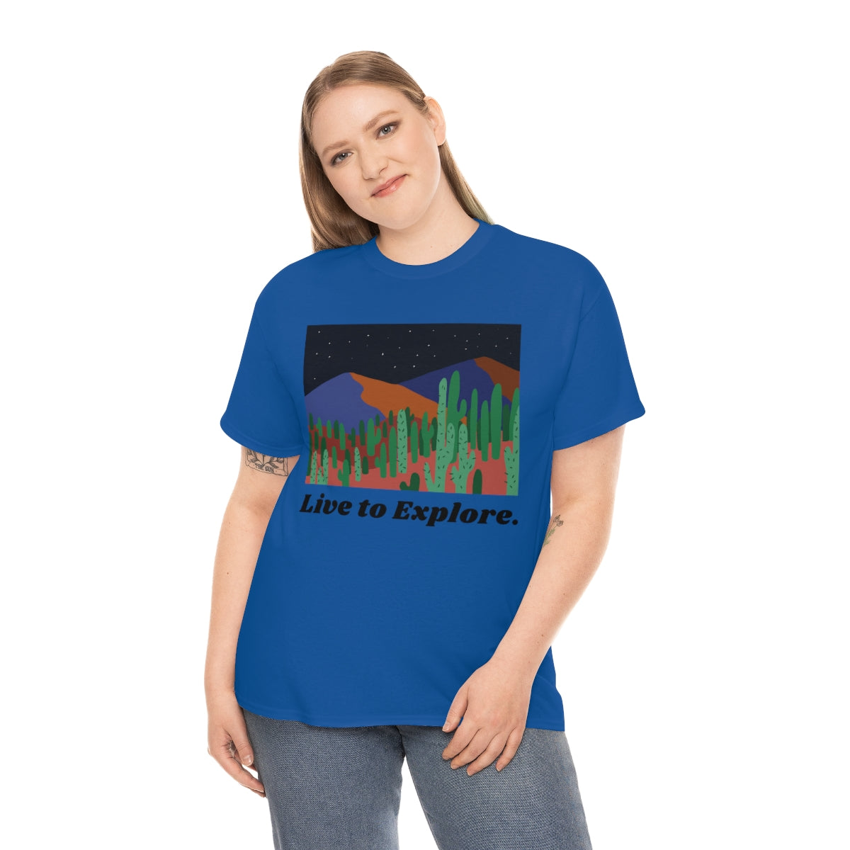 Live to Explore Unisex Heavy Cotton Tee