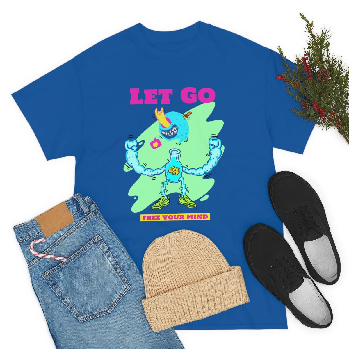 Let Go Be Free Unisex Heavy Cotton Tee