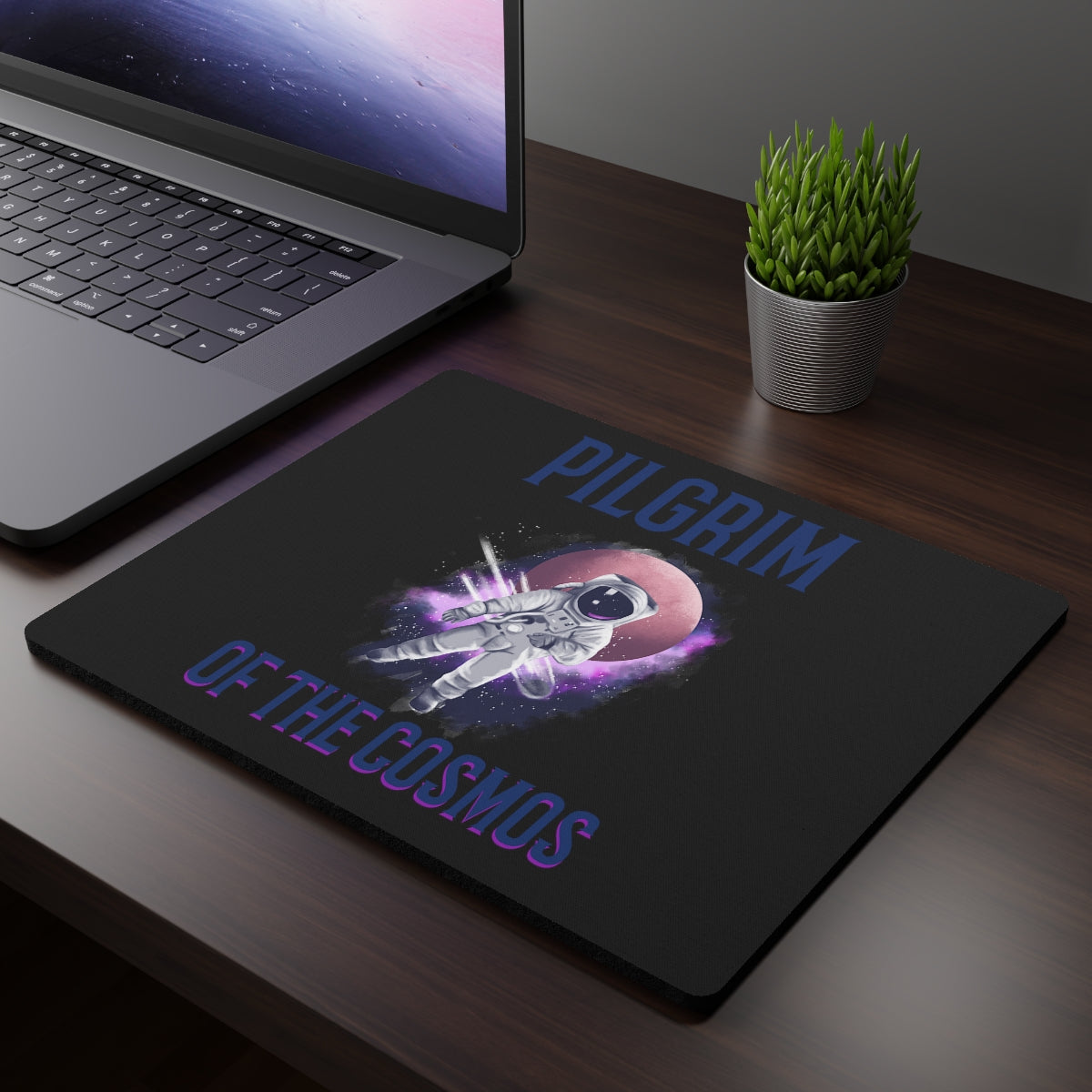 Pilgrim Of The Cosmos Astronaut Rectangular Mouse Pad