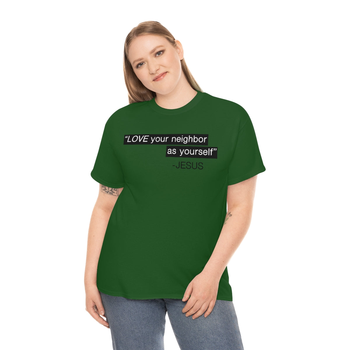Love Your Neighbor Unisex Heavy Cotton Tee