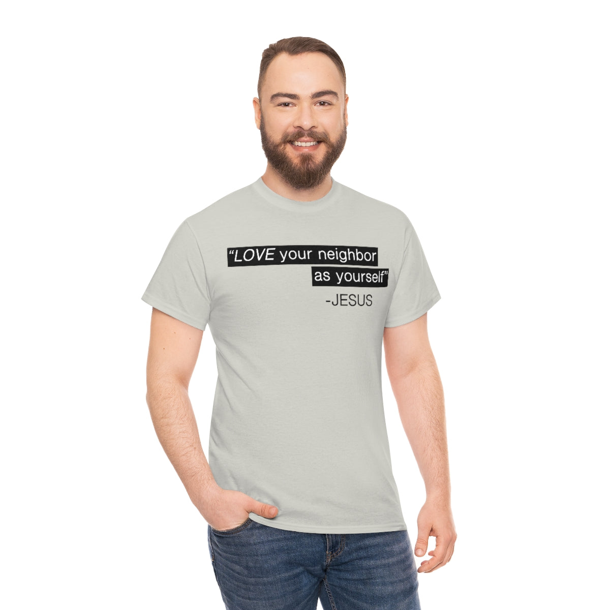 Love Your Neighbor Unisex Heavy Cotton Tee