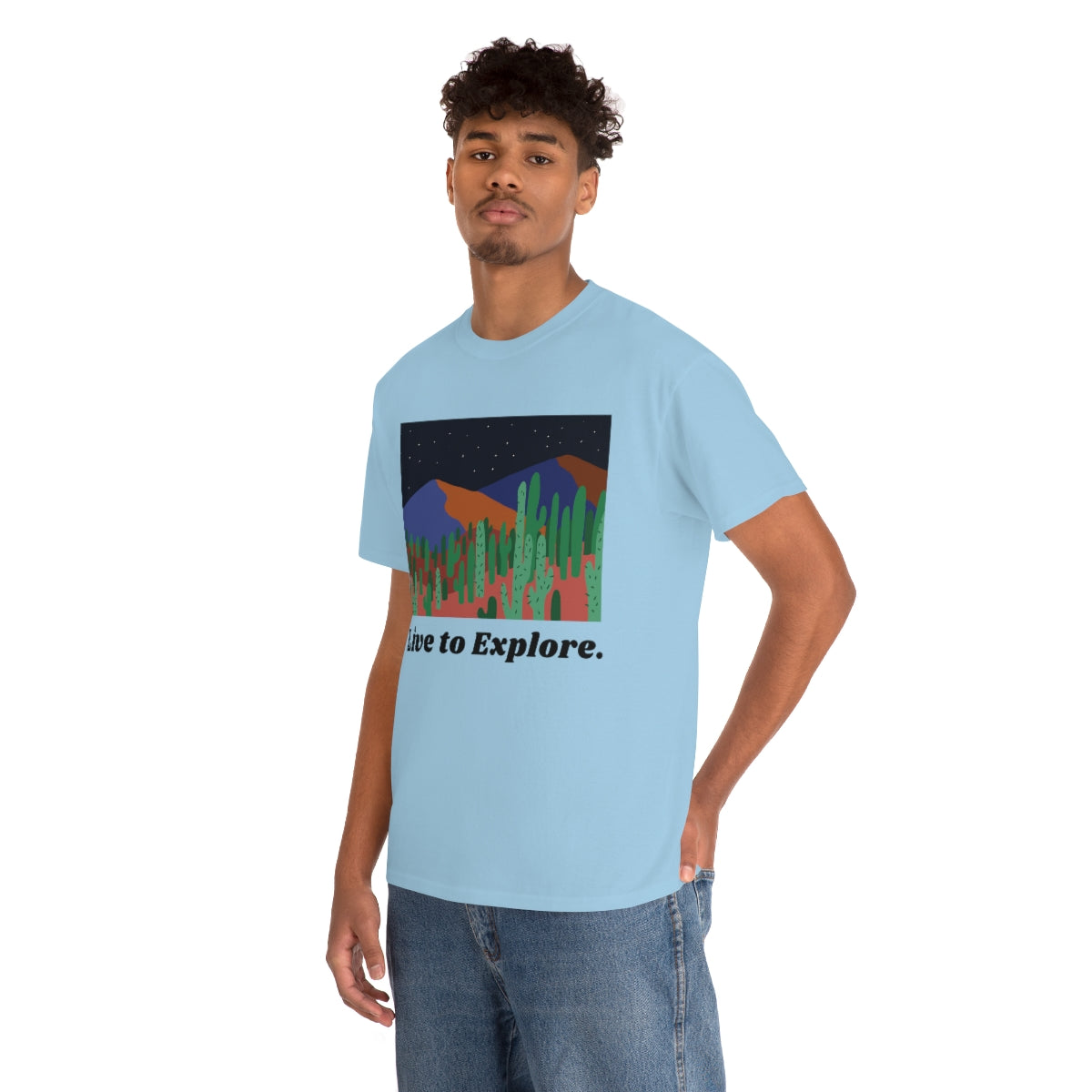 Live to Explore Unisex Heavy Cotton Tee