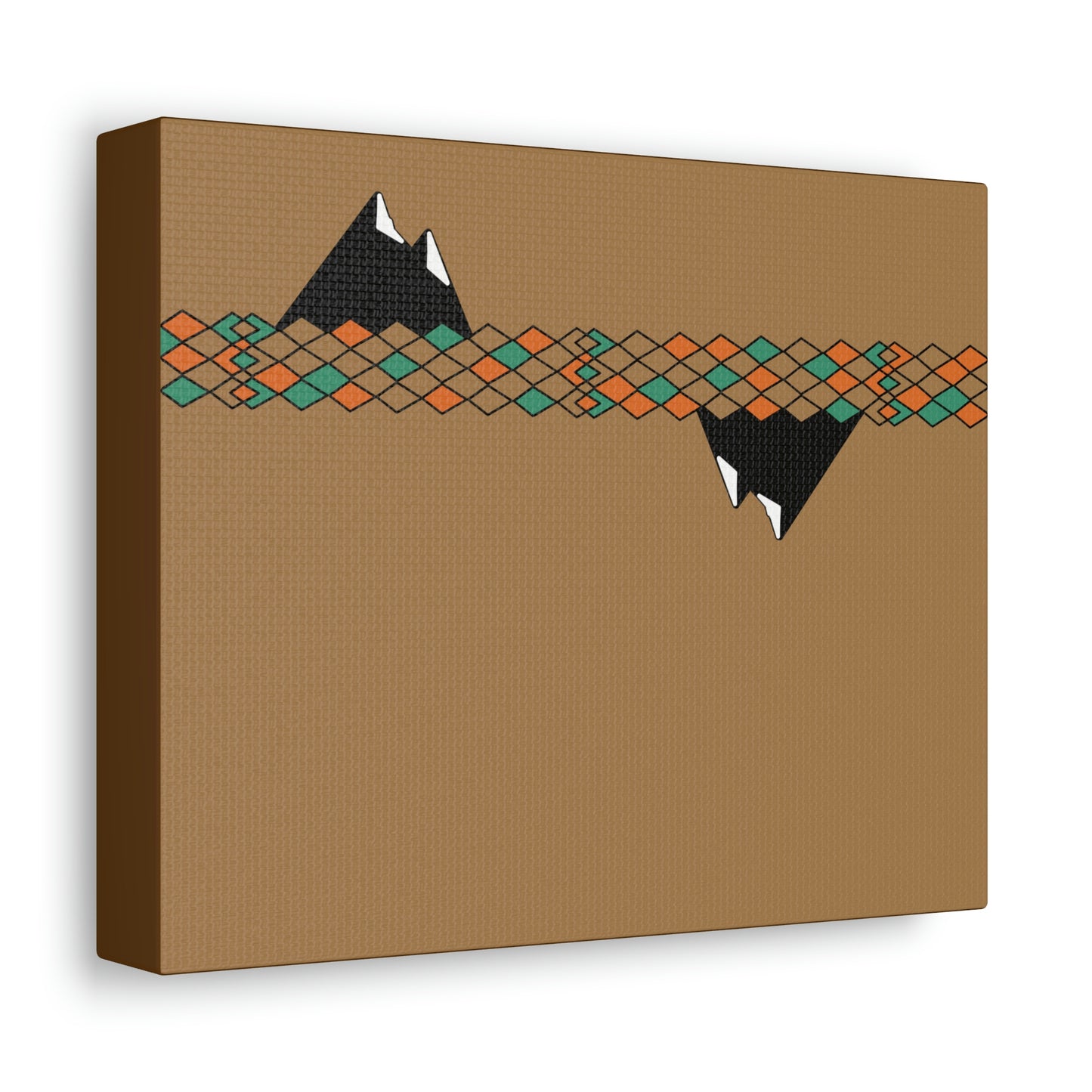Desert Mountain Satin Canvas, Stretched