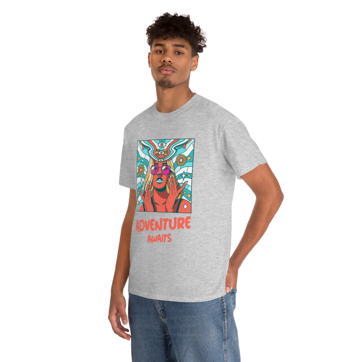 Adventure Awaits Unisex Heavy Cotton Tee