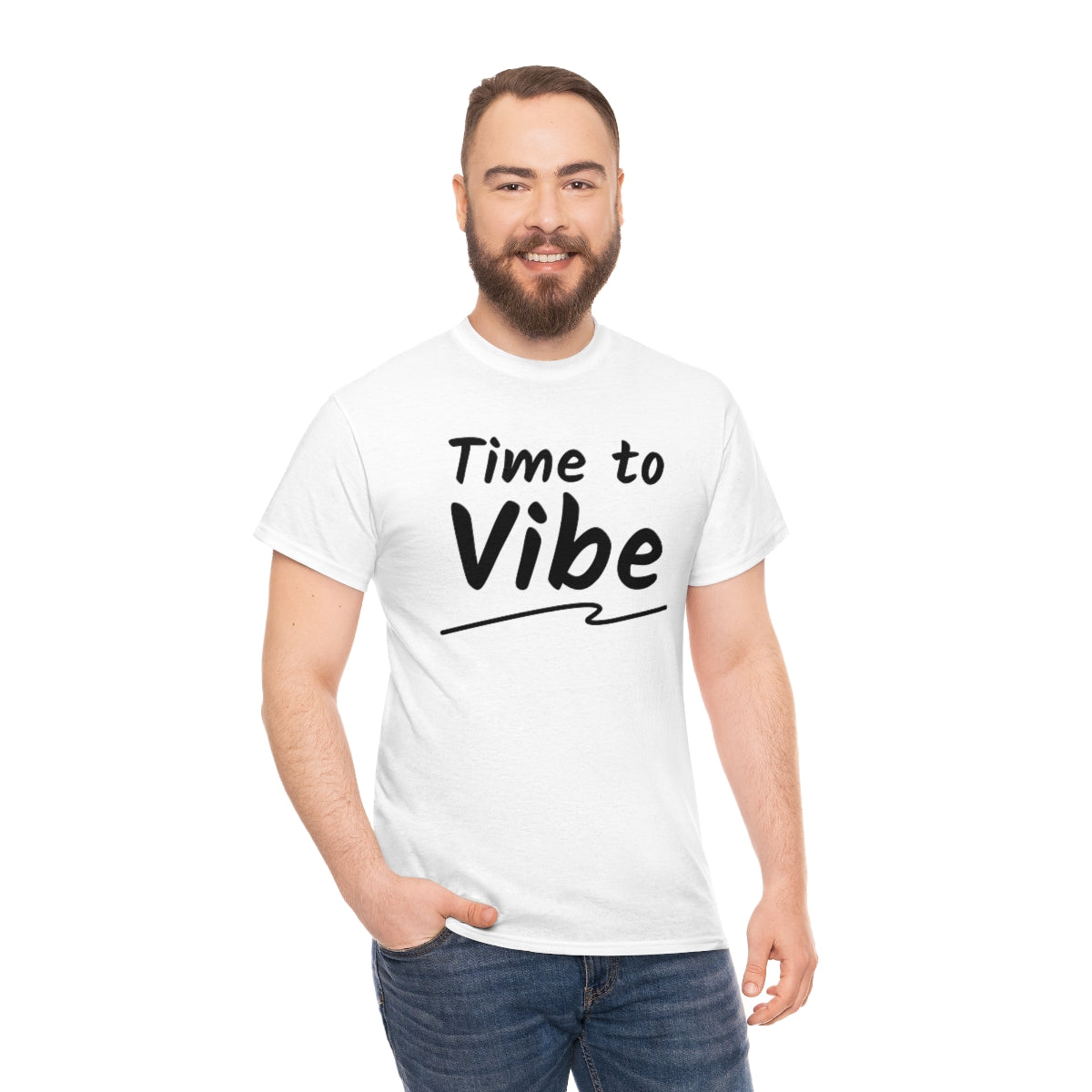 Time to Vibe Unisex Heavy Cotton Tee