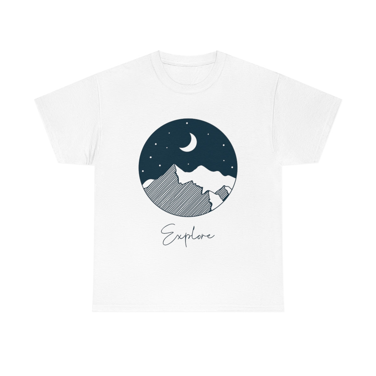Explore Night Unisex Heavy Cotton Tee